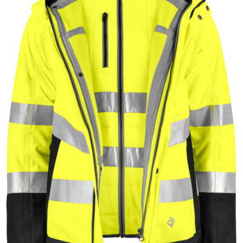 Projob--Jacket-6445 PARKA 3 EN 1 - EN ISO 20471 CLASSE 3/2 - EN 343 3/2