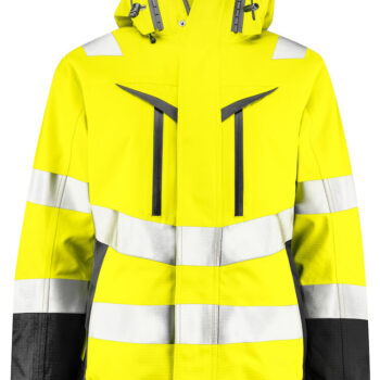 Projob--Jacket-6449 PARKA SOFTSHELL POLYCOTON DOUBLEE  FEMME - EN ISO 20471 CLASSE 3/2