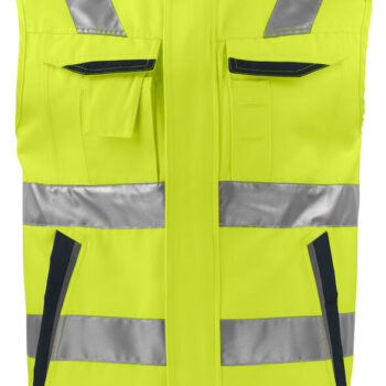 Projob--Safetyvest-6711 BODYWARMER MULTIPOCHES - EN ISO 20471 CLASSE 2